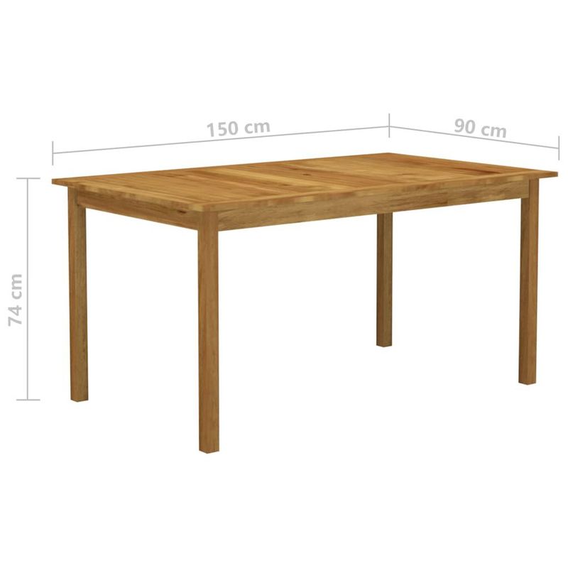 vidaXL-Set-Mobili-da-Pranzo-per-Giardino-5-pz-Nero
