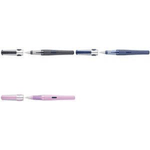 Pelikan F¼llhalter Pelikano structure P481L, grau Schaft mit Rillenstruktur, ergonomische Soft-Griffzone