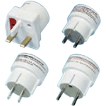 Vivanco Reisestecker-Set, 4fach, wei (7292)
