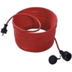 Bachmann H07RN-F3G - Spannungsversorgungs-Verlngerungskabel - Wechselstrom 250 V - 16 A - 50,0m - Rot (343