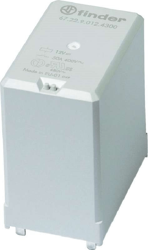 Finder Rel¨ per circuiti stampati 24 V/DC 50 A 2 contatti in chiusura 67.22.9.024.4500 1 pezzo (67.22.9