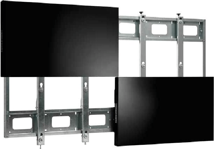 Hagor VWR-23 - ffentliches Display - 30 kg - 139,7 cm (55" ) - 600 x 400 mm - Silber (5545)