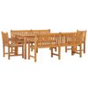 vidaXL-Set-da-Pranzo-per-Giardino-5-pz-in-Legno-Massello-di-Teak