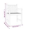 vidaXL-Set-da-Pranzo-per-Giardino-5-pz-in-Legno-Massello-di-Teak