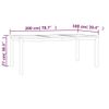 vidaXL-Set-da-Pranzo-per-Giardino-5-pz-in-Legno-Massello-di-Teak
