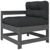 vidaXL-Set-Divani-da-Giardino-8pz-con-Cuscini-in-Legno-Massello-Grigio