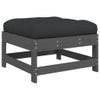 vidaXL-Set-Divani-da-Giardino-8pz-con-Cuscini-in-Legno-Massello-Grigio