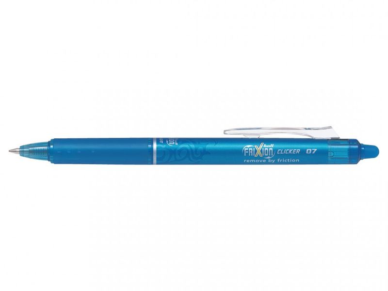 PENNA-SFERA-A-SCATTO-FRIXIONball-CLICKER-07mm-AZZURRO-PILOT