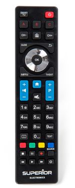 Superior-Electronics-SUPTRB010-telecomando-IR-Wireless-TV-Pulsanti