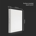 PRO Plafoniera LED Chip Samsung Quadrata 6W 110LM/W Colore Bianco 4000K
