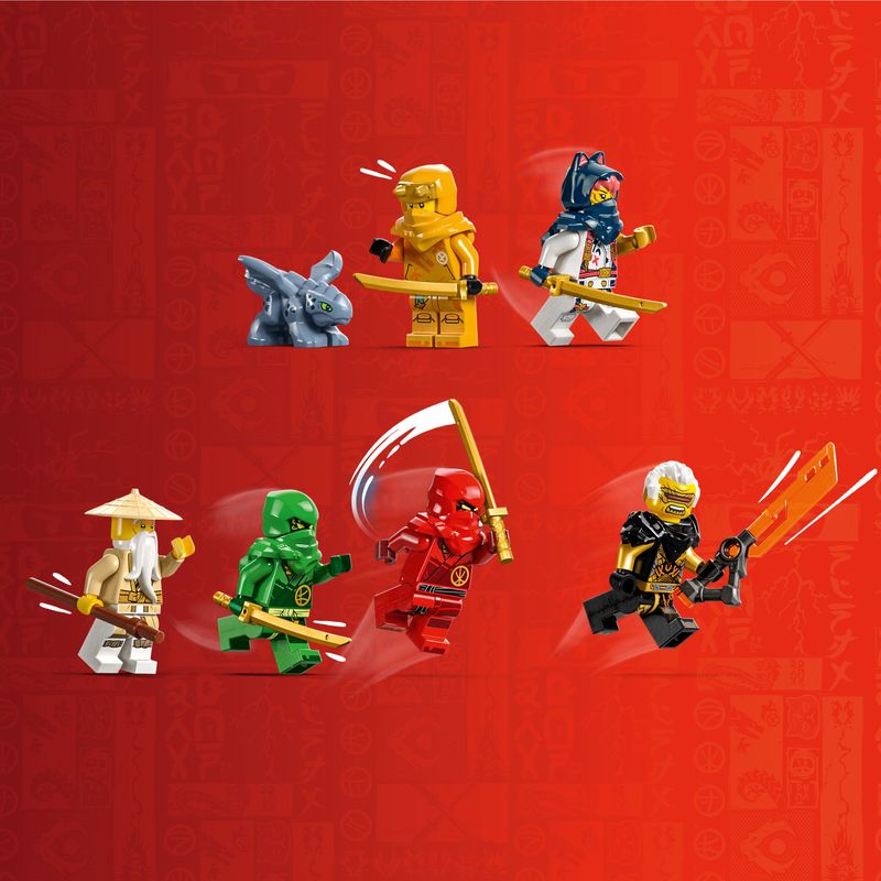 LEGO-NINJAGO-71797-Il-Vascello-del-Destino---Corsa-Contro-il-Tempo-Set-con-Nave-Giocattolo-2-Figure-di-Drago-e-6-Minifigure