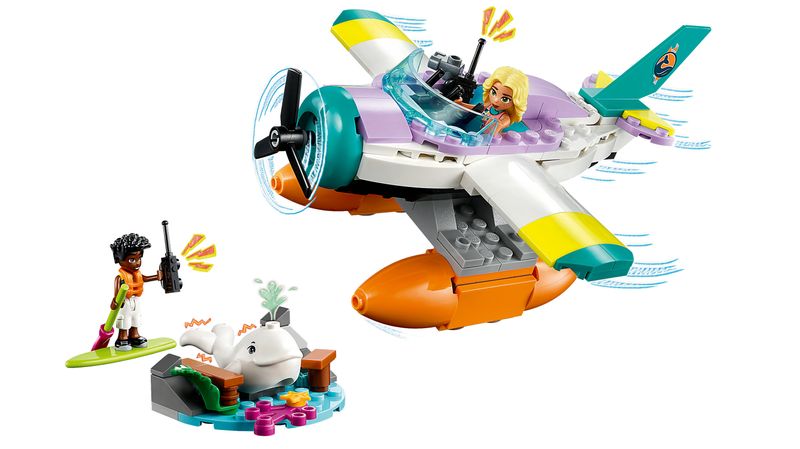 LEGO-Friends-41752-Idrovolante-di-Salvataggio-Aereo-Giocattolo-Soccorso-Animali-con-Balena-e-Mini-Bamboline-per-Bambini-6-