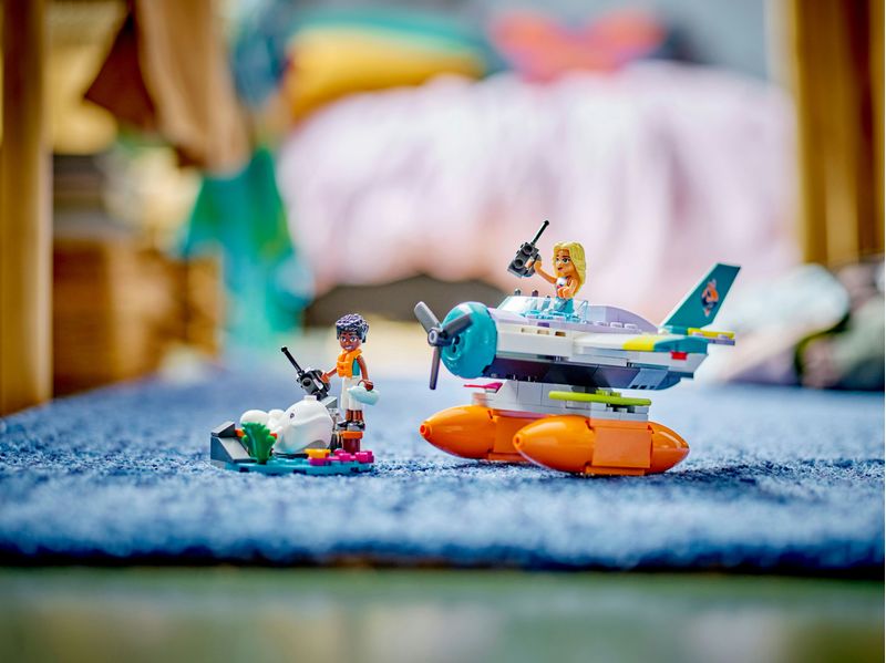 LEGO-Friends-41752-Idrovolante-di-Salvataggio-Aereo-Giocattolo-Soccorso-Animali-con-Balena-e-Mini-Bamboline-per-Bambini-6-