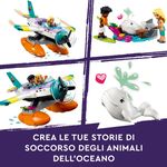 LEGO-Friends-41752-Idrovolante-di-Salvataggio-Aereo-Giocattolo-Soccorso-Animali-con-Balena-e-Mini-Bamboline-per-Bambini-6-