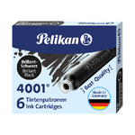 Pelikan SCATOLA 6 CARTUCCE INCHIOSTRO TP/6 NERO PELIKAN 4001 (0ATM04)