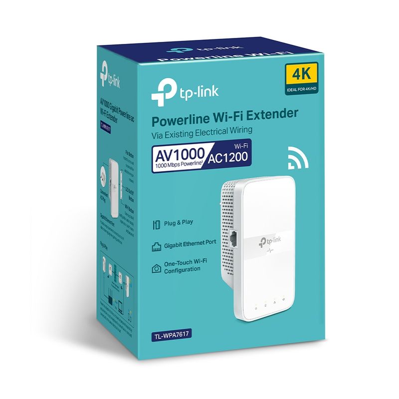 TP-Link-TL-WPA7617-adattatore-di-rete-PowerLine-1200-Mbit-s-Collegamento-ethernet-LAN-Wi-Fi-Bianco-1-pz