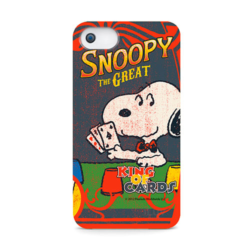 iLuv-Snoopy-Vintage-custodia-per-cellulare-Cover-Grigio