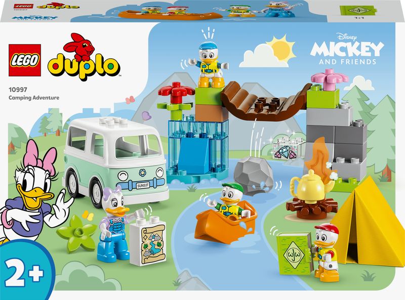 LEGO-DUPLO-Disney-Topolino-e-i-Suoi-Amici-10997-Avventura-in-Campeggio-con-Camper-Giocattolo-e-Paperina-Giochi-per-Bambini-2-