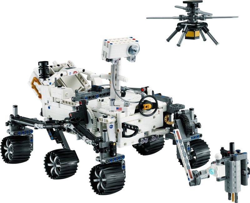 LEGO-Technic-42158-NASA-Mars-Rover-Perseverance-Set-Spaziale-con-Esperienza-App-AR-Idea-Regalo-Gioco-Scientifico-Bambini-10-