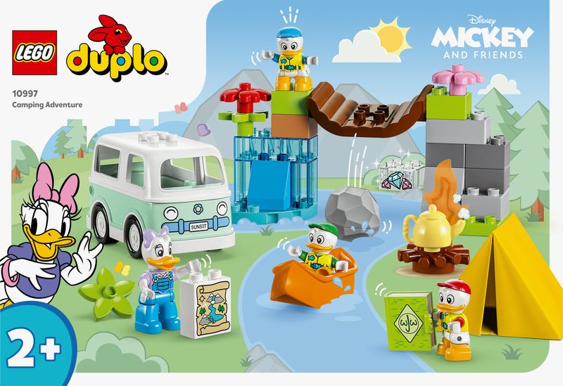 LEGO-DUPLO-Disney-Topolino-e-i-Suoi-Amici-10997-Avventura-in-Campeggio-con-Camper-Giocattolo-e-Paperina-Giochi-per-Bambini-2-