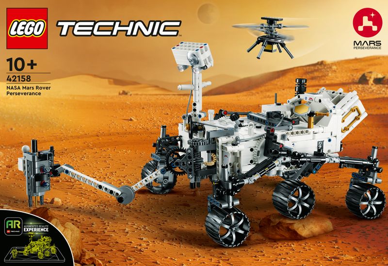 LEGO-Technic-42158-NASA-Mars-Rover-Perseverance-Set-Spaziale-con-Esperienza-App-AR-Idea-Regalo-Gioco-Scientifico-Bambini-10-