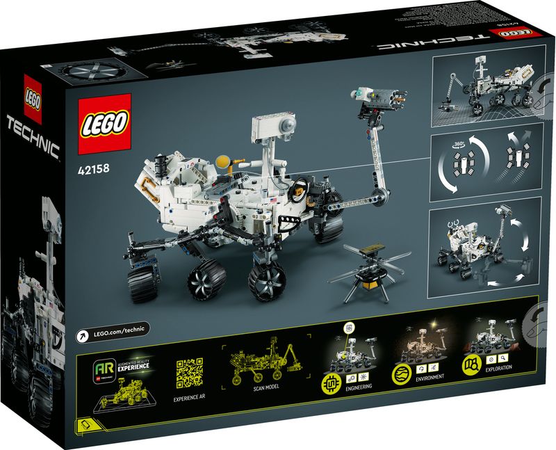 LEGO-Technic-42158-NASA-Mars-Rover-Perseverance-Set-Spaziale-con-Esperienza-App-AR-Idea-Regalo-Gioco-Scientifico-Bambini-10-