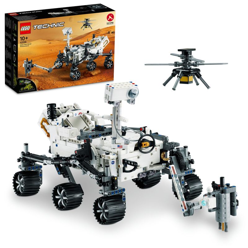 LEGO-Technic-42158-NASA-Mars-Rover-Perseverance-Set-Spaziale-con-Esperienza-App-AR-Idea-Regalo-Gioco-Scientifico-Bambini-10-