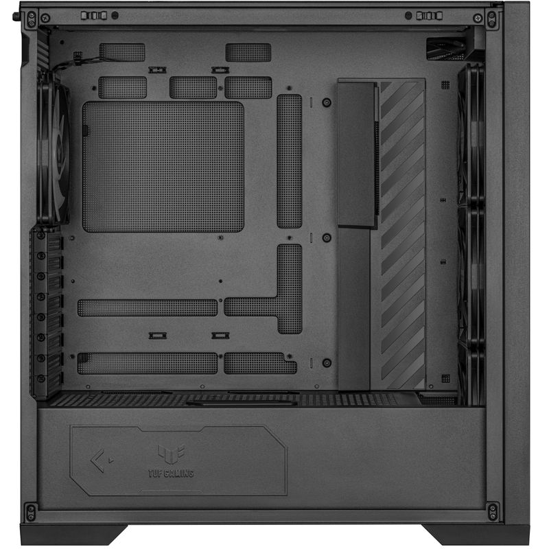 ASUS-TUF-GAMING-GT302-TG-ARGB-Black-Case-Gaming-E-ATX-Mid-Tower-Pannelli-Laterali-intercambiabili-Mesh-Vetro-Temperato-4-ventole-ARGB-preinstallate-da-140-x-28-mm-Nero