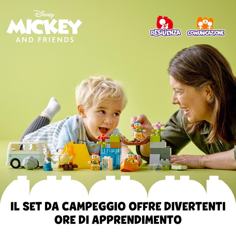 LEGO-DUPLO-Disney-Topolino-e-i-Suoi-Amici-10997-Avventura-in-Campeggio-con-Camper-Giocattolo-e-Paperina-Giochi-per-Bambini-2-