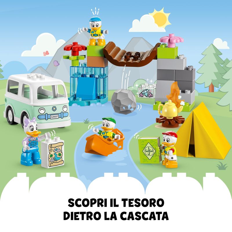 LEGO-DUPLO-Disney-Topolino-e-i-Suoi-Amici-10997-Avventura-in-Campeggio-con-Camper-Giocattolo-e-Paperina-Giochi-per-Bambini-2-