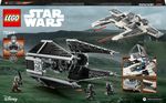 LEGO-Star-Wars-75348-Fang-Fighter-Mandaloriano-vs-TIE-Interceptor-Modellini-da-Costruire-con-3-Minifigure-Droide-e-Darksaber