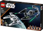 LEGO-Star-Wars-75348-Fang-Fighter-Mandaloriano-vs-TIE-Interceptor-Modellini-da-Costruire-con-3-Minifigure-Droide-e-Darksaber