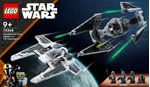 LEGO-Star-Wars-75348-Fang-Fighter-Mandaloriano-vs-TIE-Interceptor-Modellini-da-Costruire-con-3-Minifigure-Droide-e-Darksaber