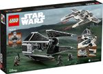 LEGO-Star-Wars-75348-Fang-Fighter-Mandaloriano-vs-TIE-Interceptor-Modellini-da-Costruire-con-3-Minifigure-Droide-e-Darksaber