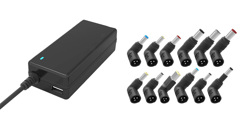 Itek-Alimentatore-Universale-Notebook-65W-12-Connettori---Usb-Usb-5V1A-100-240Vac-15-20Vdc