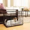 Ferplast-Gabbia-per-cani-pieghevole-DOG-INN-60-Recinto-per-cuccioli-Trasportino-in-metallo-Separatore-incluso-Porta-doppia-con-chiusura-di-sicurezza-641-x-447-x-h-492-cm-Nero