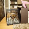 Ferplast-Gabbia-per-cani-pieghevole-DOG-INN-60-Recinto-per-cuccioli-Trasportino-in-metallo-Separatore-incluso-Porta-doppia-con-chiusura-di-sicurezza-641-x-447-x-h-492-cm-Nero
