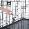 Ferplast-Gabbia-per-cani-pieghevole-DOG-INN-60-Recinto-per-cuccioli-Trasportino-in-metallo-Separatore-incluso-Porta-doppia-con-chiusura-di-sicurezza-641-x-447-x-h-492-cm-Nero