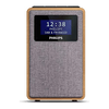 Philips-TAR5005-10-Radio-Orologio-Digitale-in-Legno-Grigio