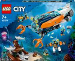 LEGO-City-60379-Sottomarino-per-Esplorazioni-Abissali-Giocattolo-con-Drone-e-Relitto-di-Barca-Regalo-per-Bambini-7--Anni