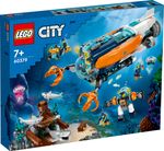 LEGO-City-60379-Sottomarino-per-Esplorazioni-Abissali-Giocattolo-con-Drone-e-Relitto-di-Barca-Regalo-per-Bambini-7--Anni