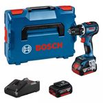 Bosch GSR 18V-90 C 2100 Giri/min 1,1 kg Nero, Blu