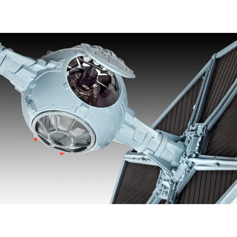 Revell-Modellbausatz-Star-Wars-TIE-Fighter-im-MaAstab-1-110---Level-3---originalgetreue-Nachbildung-mit-vielen-Details--