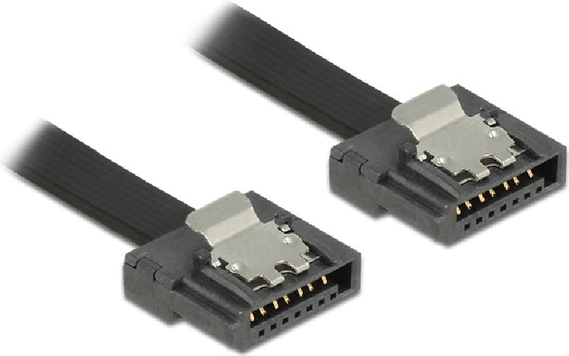 Delock-Cavo-SATA-6-Gb-s-30-cm-nero-FLEXI