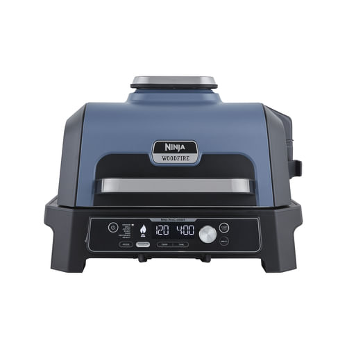 Ninja OG901EU Woodfire Pro Connect XL Barbecue Elettrico Griglia Affumicatore Friggitrice ad Aria 7 in 1 Controllo con