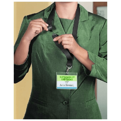 Durable-824001-accessorio-protabadge-Cordino-per-badge-Nero-10-pz