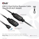 CLUB3D-CAC-1406-cavo-USB-15-m-USB-3.2-Gen-1--3.1-Gen-1--USB-A-Nero