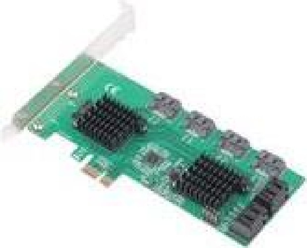 InLine Schnittstellenkarte, 8x SATA 6Gb/s Controller, PCIe 2.0 (PCI-Express) (76617K)