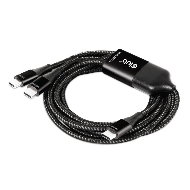 CLUB3D-CAC-1527-cavo-USB-183-m-USB-C-2-x-USB-C-Nero