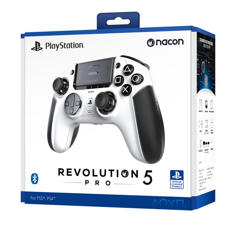 NACON-Revolution-5-Pro-Nero-Bianco-Bluetooth-Gamepad-PC-PlayStation-4-PlayStation-5